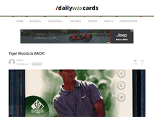 Tablet Screenshot of dailywax.com